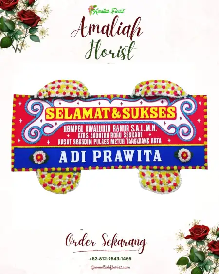 Papan Bunga Ucapan Selamat Sewaka